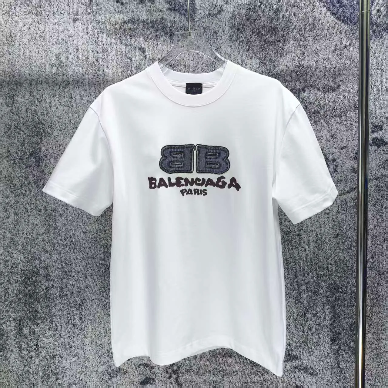 Bal* 2026 New Arrival logo t Same Style Size S M L XL XXL Black White